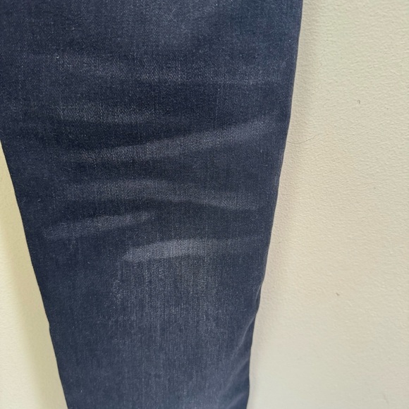 Amiri Thrasher Jean Aged Black Jeans Distressed Leather Trim Zip Pant Logo 29 30 - Picture 9 of 16